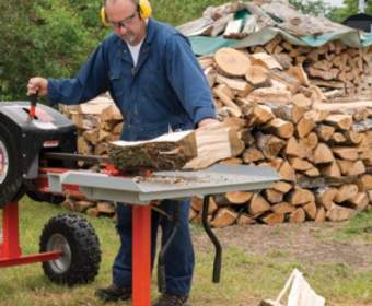 Дровокол: выбор и изготовление самодельного, исходя из потребности в дровах и режима работы